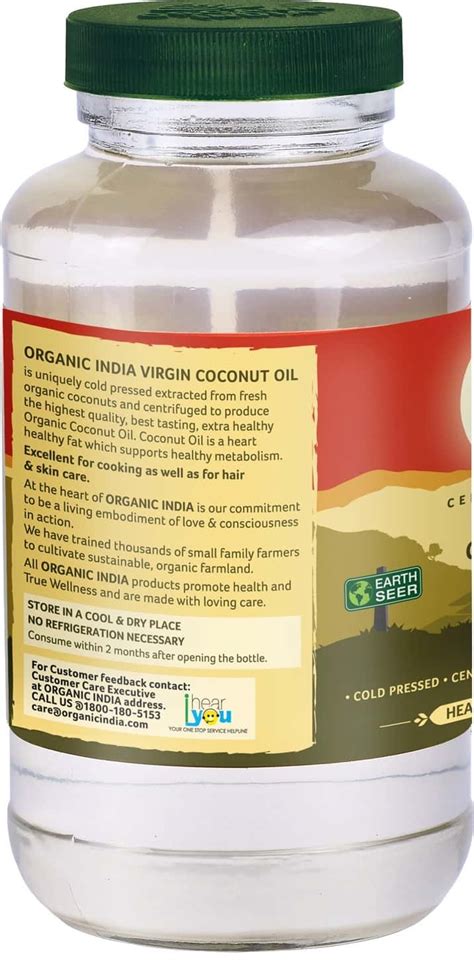 Buy Organic India Virgin Coconut Oil Ml Online Get Upto Off