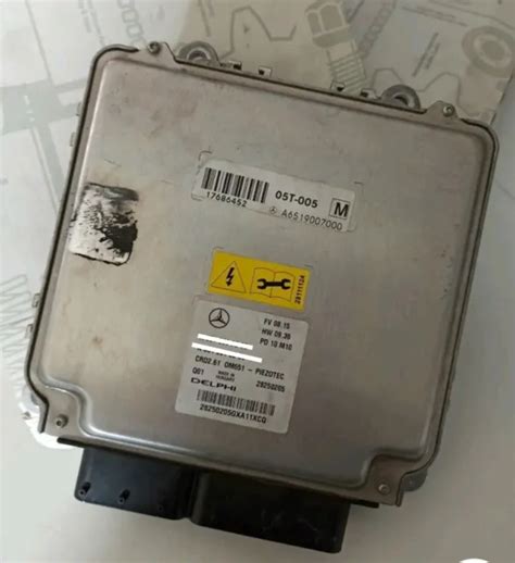 GENUINE ENGINE CONTROL Unit A6519005901 ECU Centralina Motore Mercedes