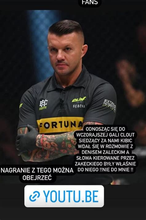 Denis Załęcki obraża Jarosza na Clout MMA 2 Sędzia wyjaśnia sytuację