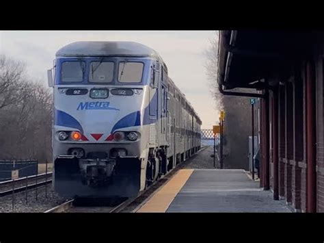 Railfanning Northbrook During The Evening Rush Hour On Tuesday January