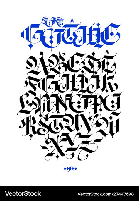 Gothic Alphabet Tattoo Fonts Alphabet Gothic Alphabet Tattoo Images