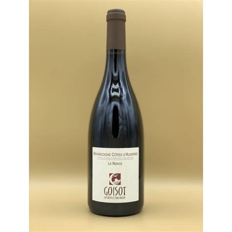 AOC Bourgogne Côtes dAuxerre Domaine Goisot La Ronce Rouge 2019 75cl