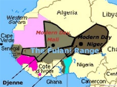 Fulani People Map