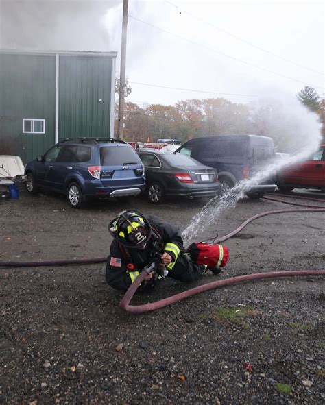 Photos Firefighters Battle 2 Alarm Fire In Bridgewater