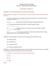 Homework Week 12 Questions Docx Leeward Community College Bioc 141