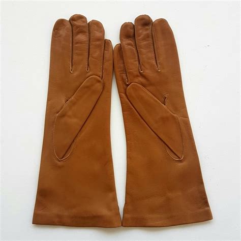 Gants En Cuir D Agneau Biscuit Clair Coline Doubl S Soie