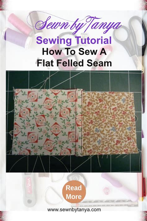 How To Sew A Flat Felled Seam Sewn By Tanya Blog