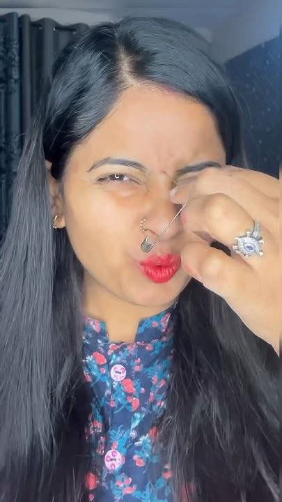 Very Painful Safety Pin 🧷bindi Hack😱viral Shorts Bindi Hack Makeup