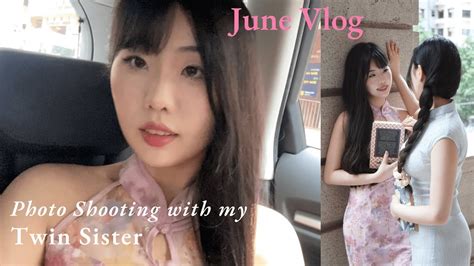 June Vlog🐇 Photo Shooting W My Twin Sister🎞🌷孖生姊妹影相 Intern 療癒生活片段🌻