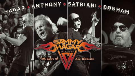 Sammy Hagar/Michael Anthony/Joe Satriani/Jason Bonham 2024 Tour w ...