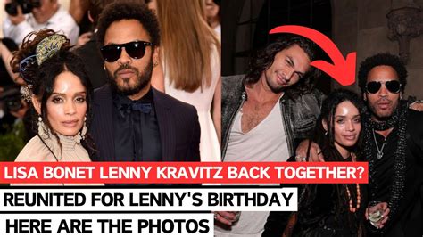 Lisa Bonet Attends Ex Husband Lenny Kravitzs Birthday Are They Back