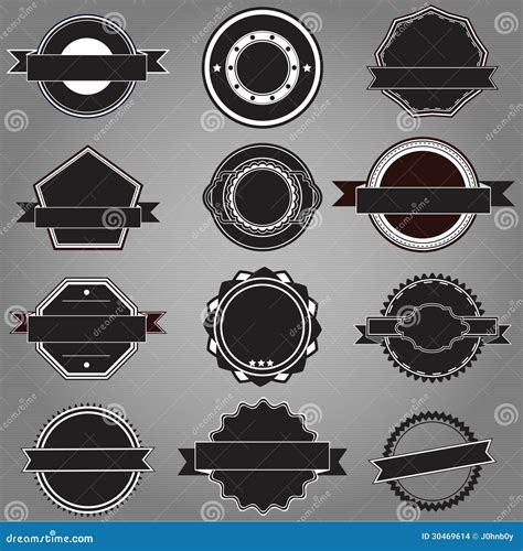 Badge templates stock vector. Illustration of banner - 30469614