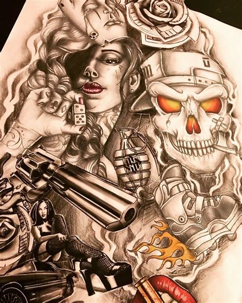 Chicano Tattoo By Tattoosuzette Tattoo Art Drawings Comic Style Art