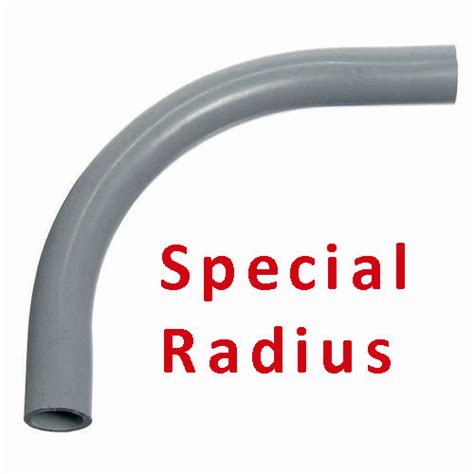 4 PVC Conduit 90deg Elbow 48 Radius Schedule 40 Plain End World