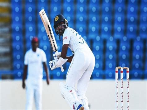 WI Vs SL 2nd Test Chandimal De Silva Keep Visitors In Contest