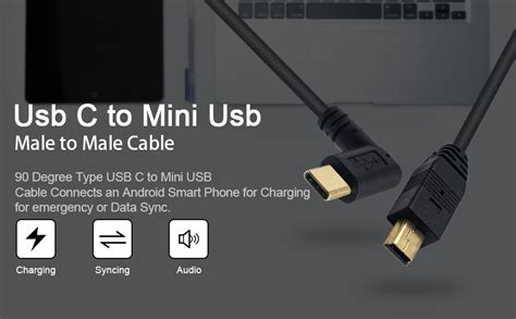 Duttek Usb C Auf Mini Usb Kabel Mini Usb Auf Usb C Kabel Grad Usb