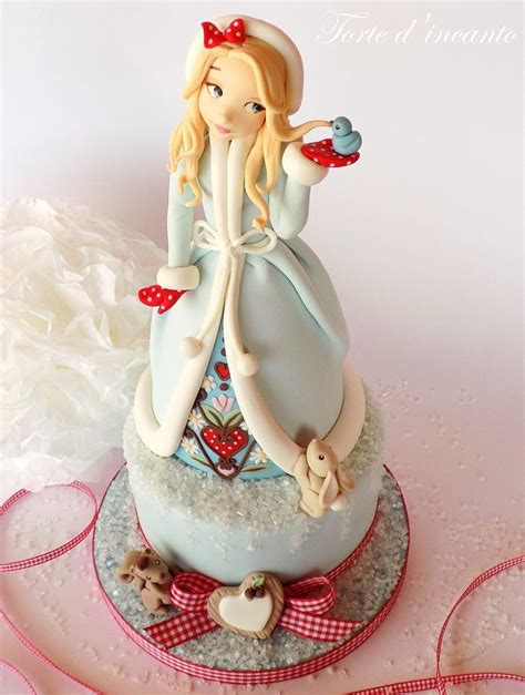 Snow Decorated Cake By Torte D Incanto Ramona Elle Cakesdecor