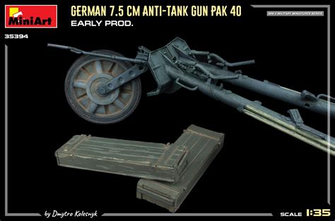 Miniart German Cm Anti Tank Gun Pak Early Prod Armorama