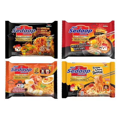 Mie Sedaap Selection Various Flavors Choose Flavor Shopee Philippines