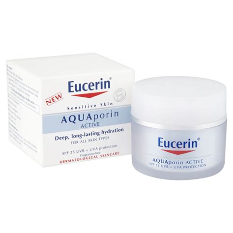 Eucerin Aquaporin Active SPF 25 UVB UVA Protection 50ml FREE