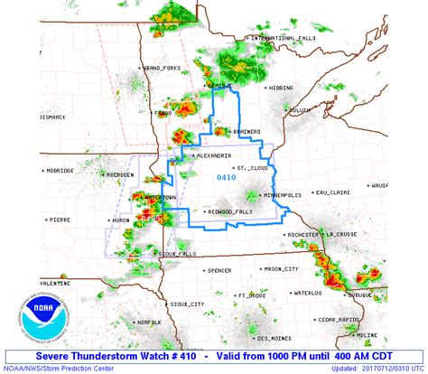 Severe Thunderstorm Watch Includes Twin Cities Until 4 Am Mpr News