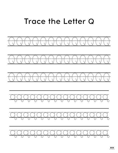 Letter Q Worksheets - 50 FREE Printables | Printabulls