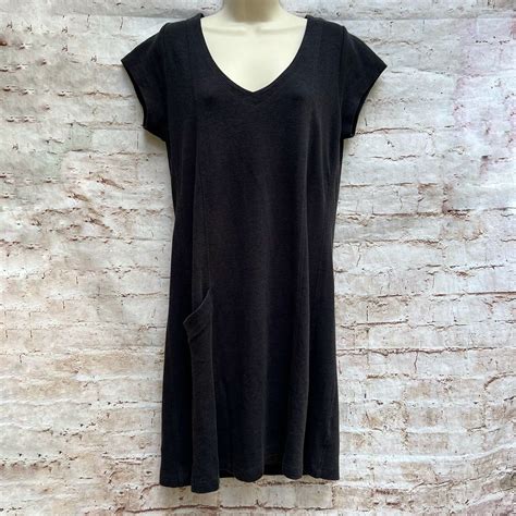 Horny Toad Cap Sleeve Shift Dress Flexcel Size Large Gem