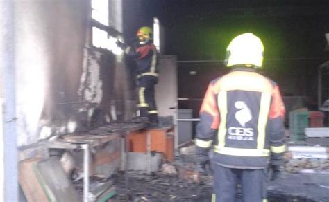 Incendio En Un Taller De Calzado De Quel La Rioja