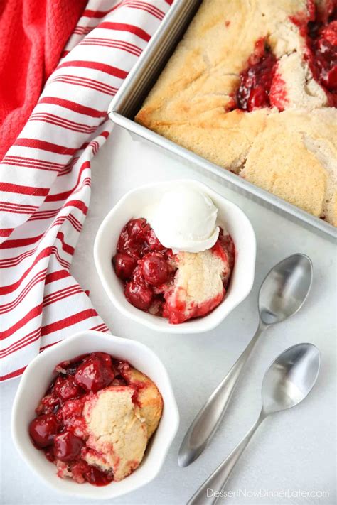 Easy Cherry Cobbler Dessert Now Dinner Later