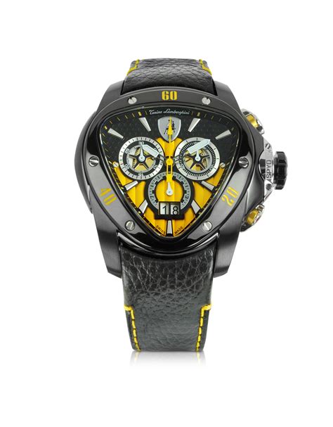 Tonino lamborghini Black Stainless Steel Spyder Chronograph Watch W ...