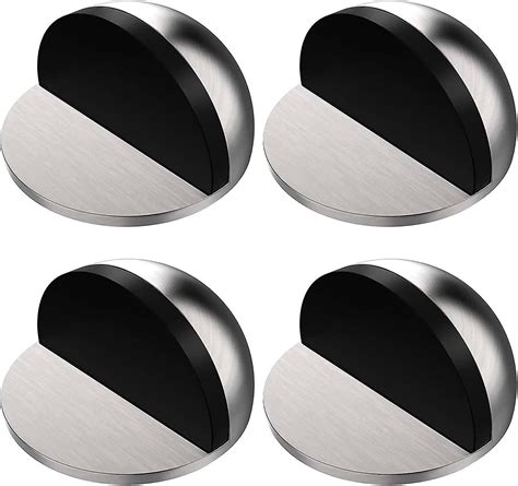 4 Pcs Door Stoppers Adhesive Door Stopper Stainless Steel Door