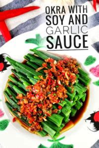 Chinese okra recipe- How to prepare with garlic chili sauce (must try)