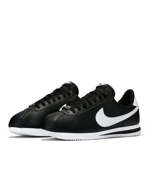 Cortez Basic Leather Black Nike Bricks And Bonds