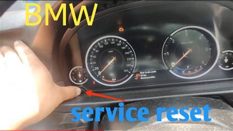 Bmw Service Reset 520d F10 Lci Dashboard Warning Lights Youtube