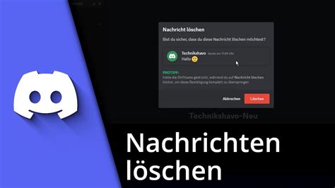 Discord Nachrichten löschen Discord Direktnachrichten löschen