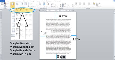 Cara Menampilkan Garis Tepi Margin Pada Ms Word Semua Versi