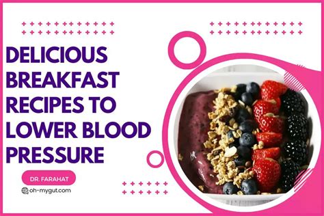 17 Delicious Breakfast Recipes To Lower Blood Pressure (For ...