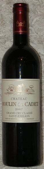 Chateau Moulin Du Cadet