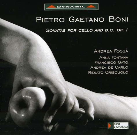 Pietro Gaetano Boni Sonaten für Cello Bc op 1 Nr 1 3 8 12 CD jpc