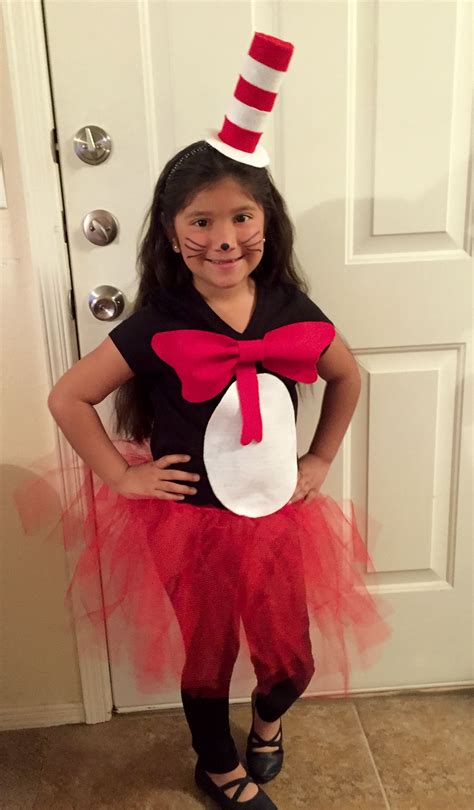 Homemade Cat In The Hat Costume Dr Seuss Costumes Dr Seuss Diy