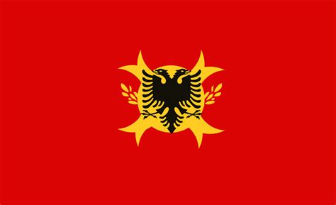 greater Albania flag : r/vexillology