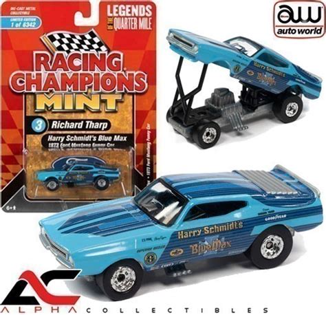 Alpha Collectibles > 1:64 SCALE MODELS > 1973 FORD MUSTANG (BLUE MAX) NHRA FUNNY CAR