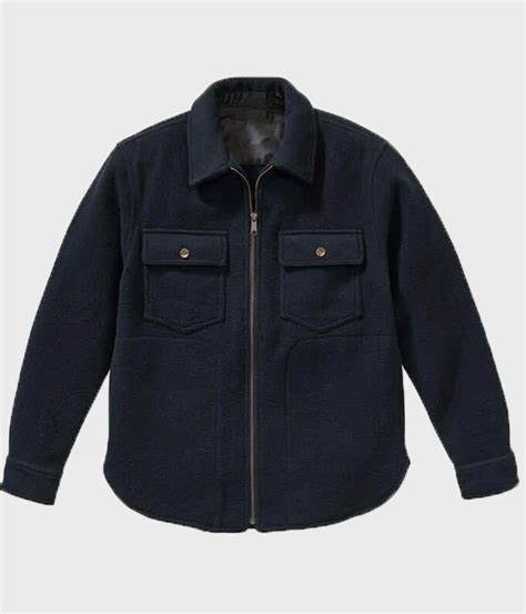 Men's Wool Over Shirt Jacket