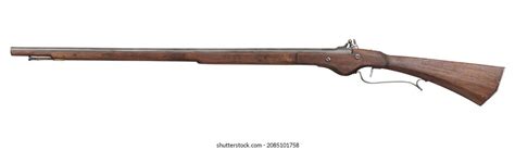 17th Century Ancient Flintlock Musket Isolated Stock Photo 2085101758 ...