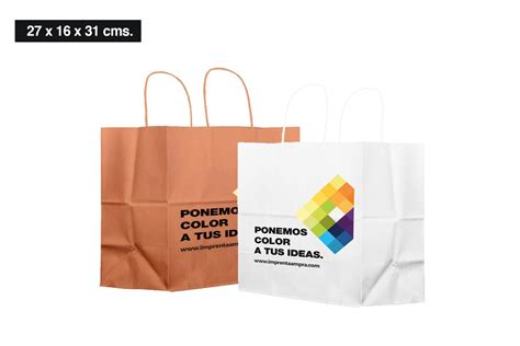 Bolsas De Papel Kraft Para Llevar Comida Personalizadas