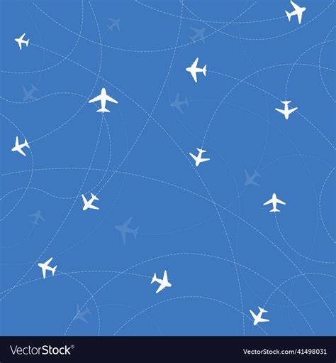 Airplane travel Royalty Free Vector Image - VectorStock