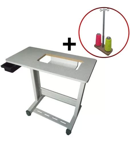 Móvel Bancada Para Máquina De Costura Doméstica Facilita Pro