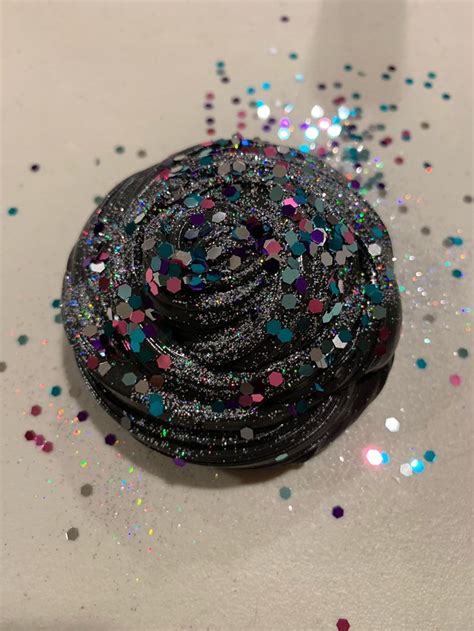 Black Butter Galaxy Slime - Etsy