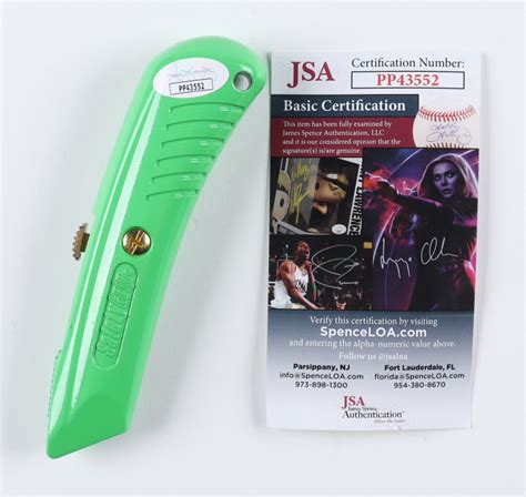 Giancarlo Esposito Signed Breaking Bad Box Cutter Inscribed Get Back