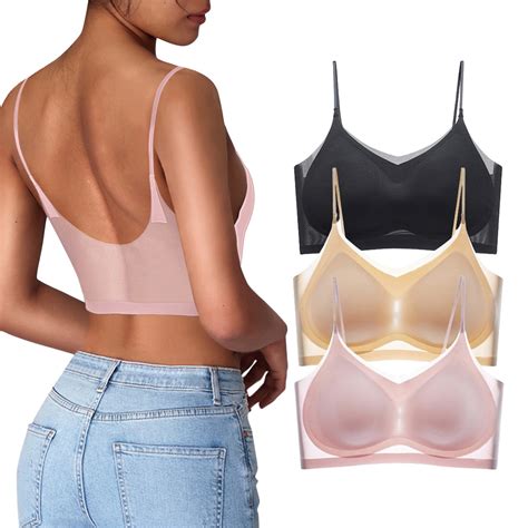 Akiihool Everyday Bras Womens Pure Comfort Wireless Lace Longline